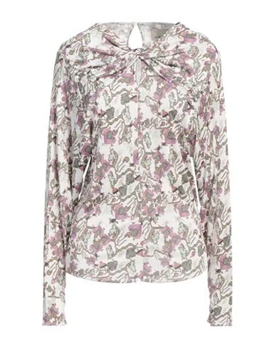Isabel Marant Woman Top White Size 8 Viscose, Silk