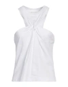 Isabel Marant Woman Top White Size L Cotton In White