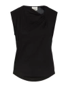Isabel Marant Nayda Gathered Cotton Jersey T-shirt In Black