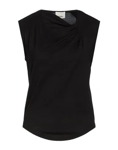 ISABEL MARANT ISABEL MARANT WOMAN T-SHIRT BLACK SIZE L COTTON