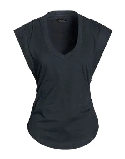Isabel Marant Woman T-shirt Black Size M Cotton