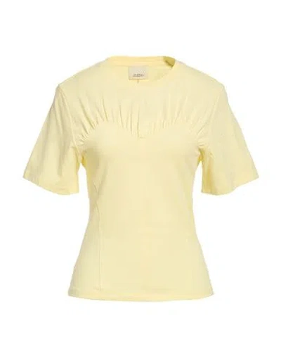 Isabel Marant Woman T-shirt Pastel Yellow Size Xs Organic Cotton