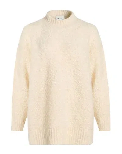 Isabel Marant Woman Turtleneck Ivory Size 8 Alpaca Wool, Polyamide In White