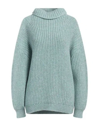 Isabel Marant Woman Turtleneck Sky Blue Size 8 Wool, Acrylic, Polyamide