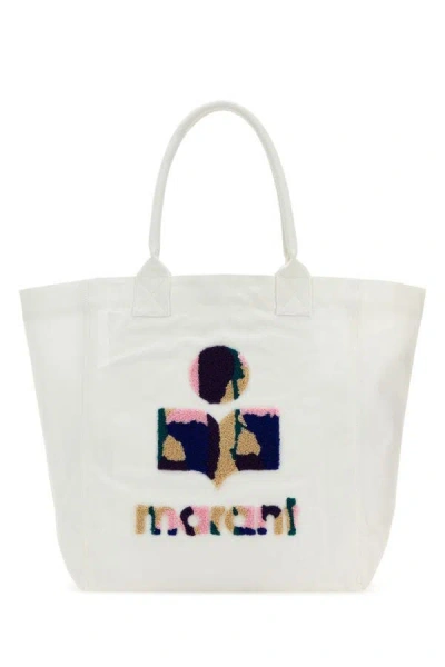 Isabel Marant Woman White Cotton Yenky Shopping Bag