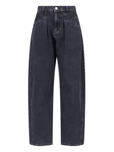 Isabel Marant Women's 100% Cotton Jeans In Black