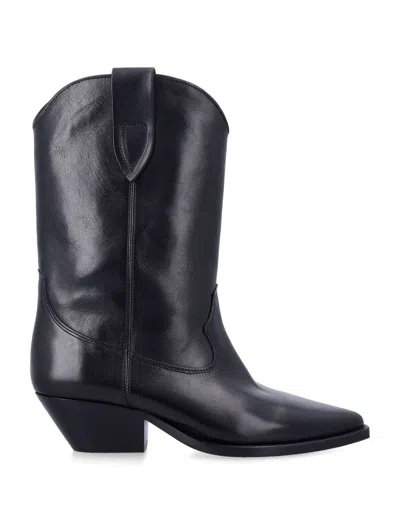 Isabel Marant Women's 100% Suede Calf Leather Flat Shoes In Nero