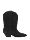 Isabel Marant Dahope Suede Bootie In Blue