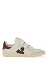 Isabel Marant Beth Gb Three-strap Calfskin Sneakers In White
