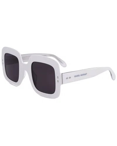 Isabel Marant Women's 49mm Ivory Sunglasses In Gray