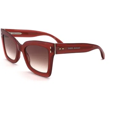 Isabel Marant Women's 52 Mm Pink Sunglasses In Red