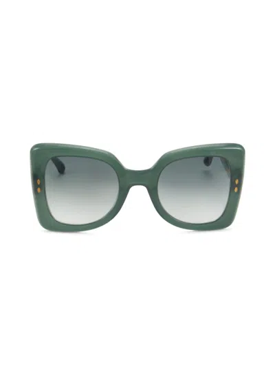 Isabel Marant Women's 52mm Butterfly Sunglasses In Green