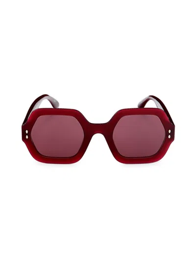 Isabel Marant Women's 52mm Geometric Sunglasses In Pink