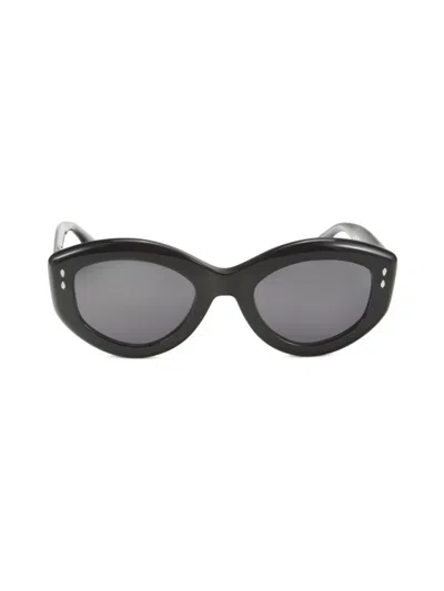 Isabel Marant Women's 52mm Oval Sunglasses In Black