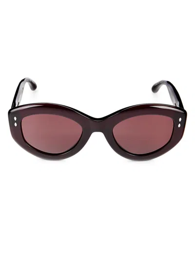 Isabel Marant Women's 52mm Oval Sunglasses In Brown