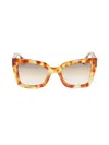 Isabel Marant Women's 52mm Tortoiseshell Pattern Butterfly Sunglasses In Multi