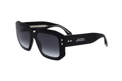 Isabel Marant Women's 53mm Black Sunglasses Im0143-s-807-53 In Red