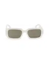 Isabel Marant 53mm Rectangular Sunglasses In White