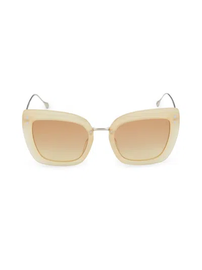 Isabel Marant Women's 53mm Square Cat Eye Sunglasses In Yellow