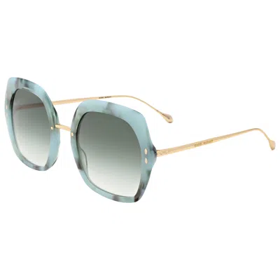 Isabel Marant Women's 55 Mm Green Sunglasses In Blue