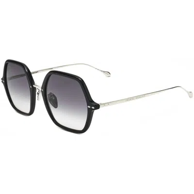 Isabel Marant Women's 55 Mm Grey Sunglasses In Black