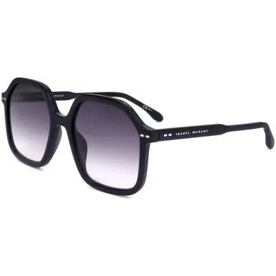 Isabel Marant Women's 55 Mm Grey Sunglasses In Black