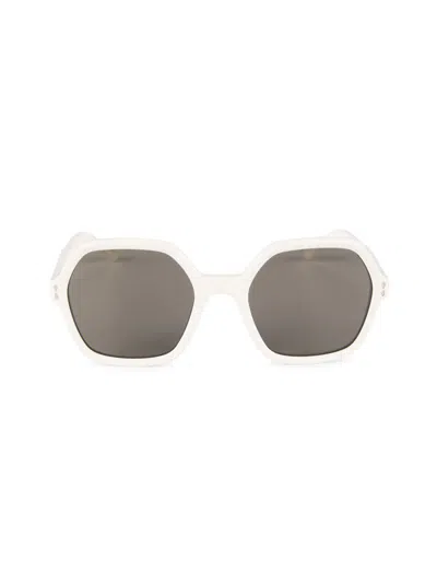 Isabel Marant 55mm Gradient Square Sunglasses In Green