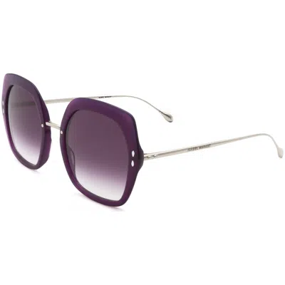Isabel Marant Women's 55mm Violet Silver Sunglasses In Purple