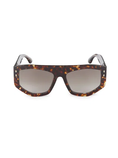 Isabel Marant Women's 56mm Biker Sunglasses In Havana