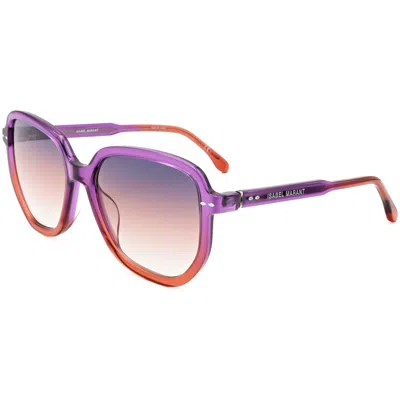 Isabel Marant Women's 57 Mm Purple Sunglasses In Multi