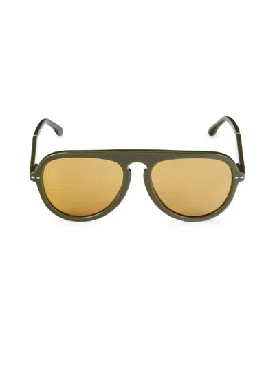 Isabel Marant Women's Im 0098/s 57mm Aviator Sunglasses In Gold