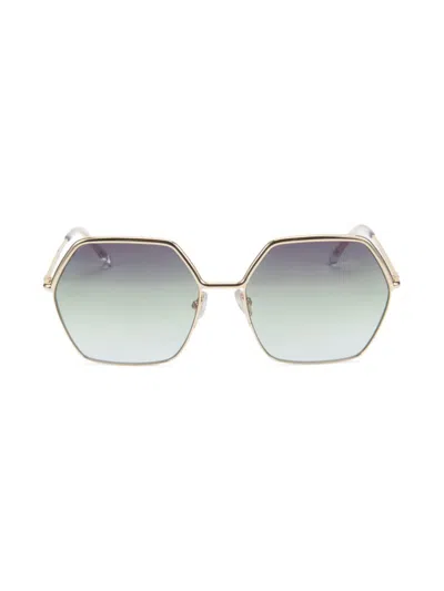 Isabel Marant Women's 59mm Geometric Sunglasses In Gold