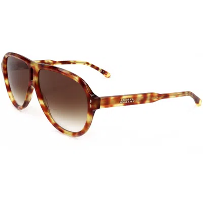 Isabel Marant Women's 60 Mm Brown Sunglasses In Multi
