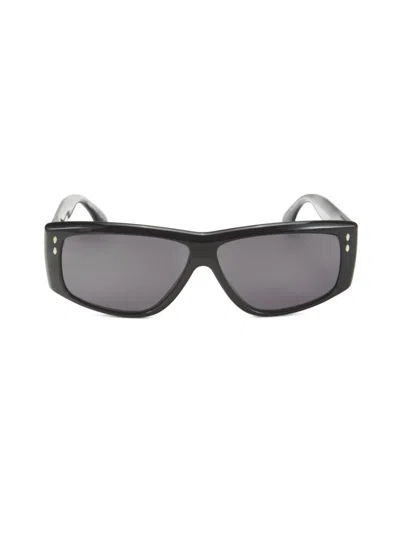 Isabel Marant Women's 61mm Rectangular Sunglasses In Blue