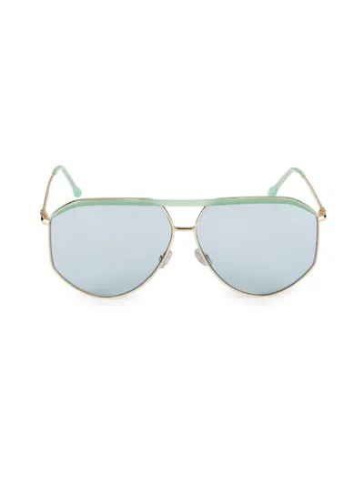 Isabel Marant Women's 64mm Aviator Sunglasses In Gold Smoke