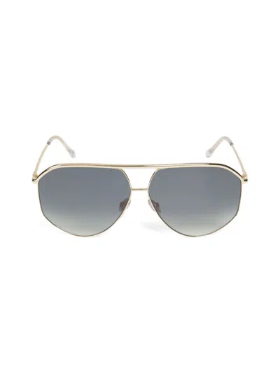 Isabel Marant Women's 64mm Geometric Sunglasses In Gold