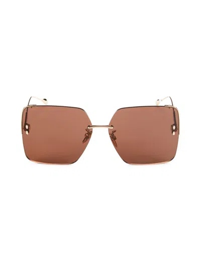 Isabel Marant Women's 65mm Square Sunglasses In Brown