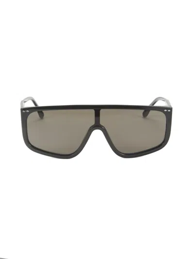 Isabel Marant Women's 75mm Shield Sunglasses In Green