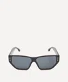 Isabel Marant Women's Acetate Rectangular Cat Eye Black Sunglasses