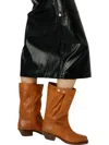Isabel Marant Women's Ademe Biker Boot In Havana In Brown