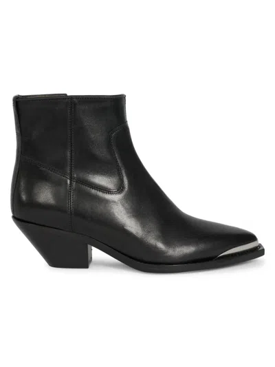 Isabel Marant Women's Adnae Leather Boots In Black