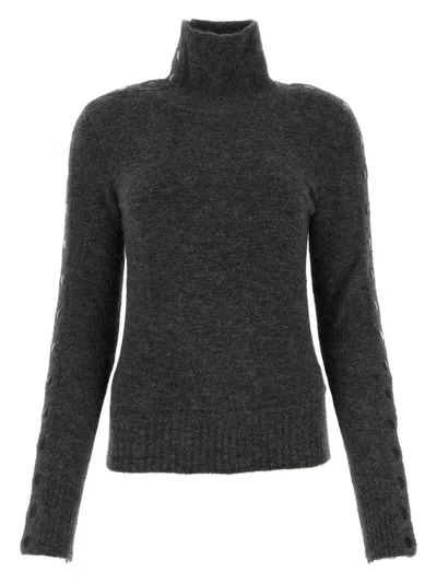 ISABEL MARANT WOMEN'S ANTHRACITE NYLON BLEND MALO SWEATER