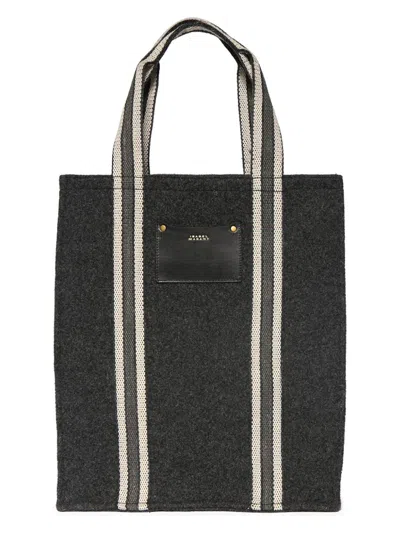 Isabel Marant Women's Aruba Puebla Logo Patch Tote Bag