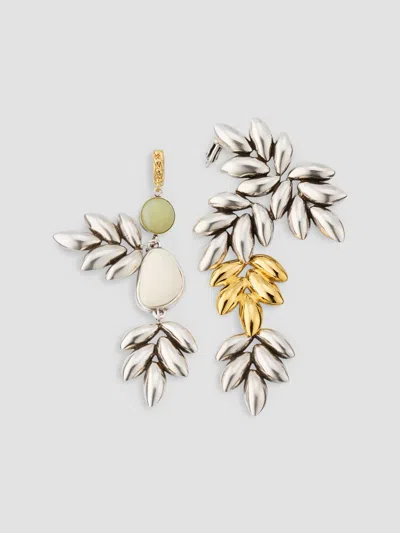 Isabel Marant Women's Asymmetric Floral Drop Earrings In Gold