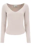 ISABEL MARANT WOMEN'S ASYMMETRICAL WOOL AND CASHMERE SWEATER