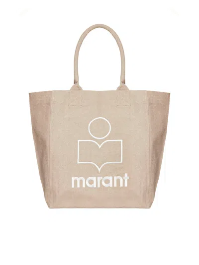 Isabel Marant Women Bag With Embroidered Cotton Logo In Multi
