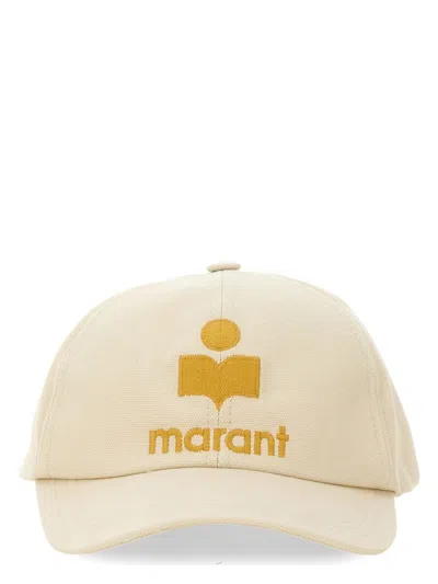 Isabel Marant Baseball Cap "tyron" In Powder