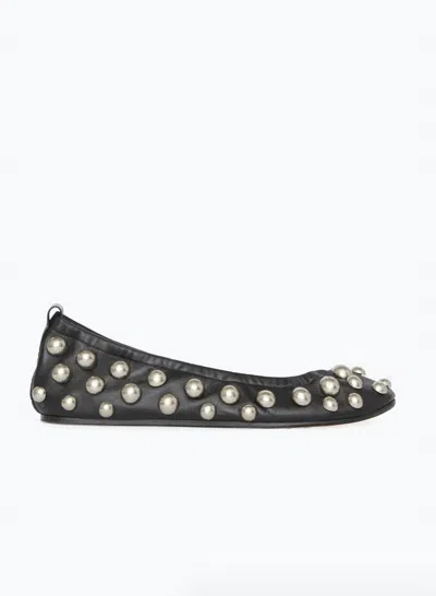Isabel Marant Women's Belna Studded Ballet Flats In Black