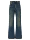 Isabel Marant Belvira Bootcut Jeans In Blue Denim