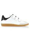 Isabel Marant Beth Sneakers In White Leather In White